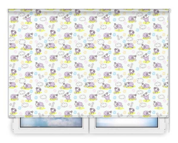 Стандартные рулонные шторы Овечки БО цена. Купить в «Мастерская Жалюзи»